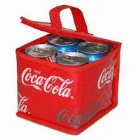 Kohandatud korduvkasutatava Logo trükitud 6 Pack lahtiselt mitte kootud jahedam veini kott, reklaami mitte kootud isoleeritud pudeli veini kott väljale